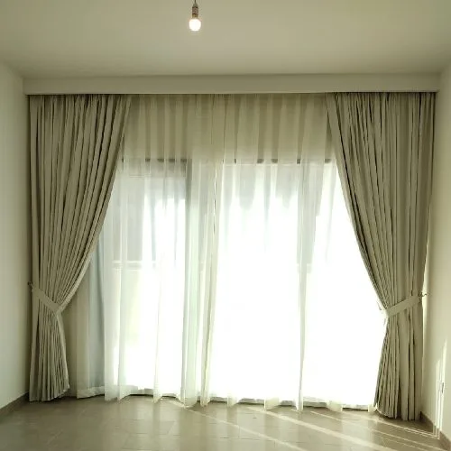 Plain Blackout & Plain Sheer Curtains
